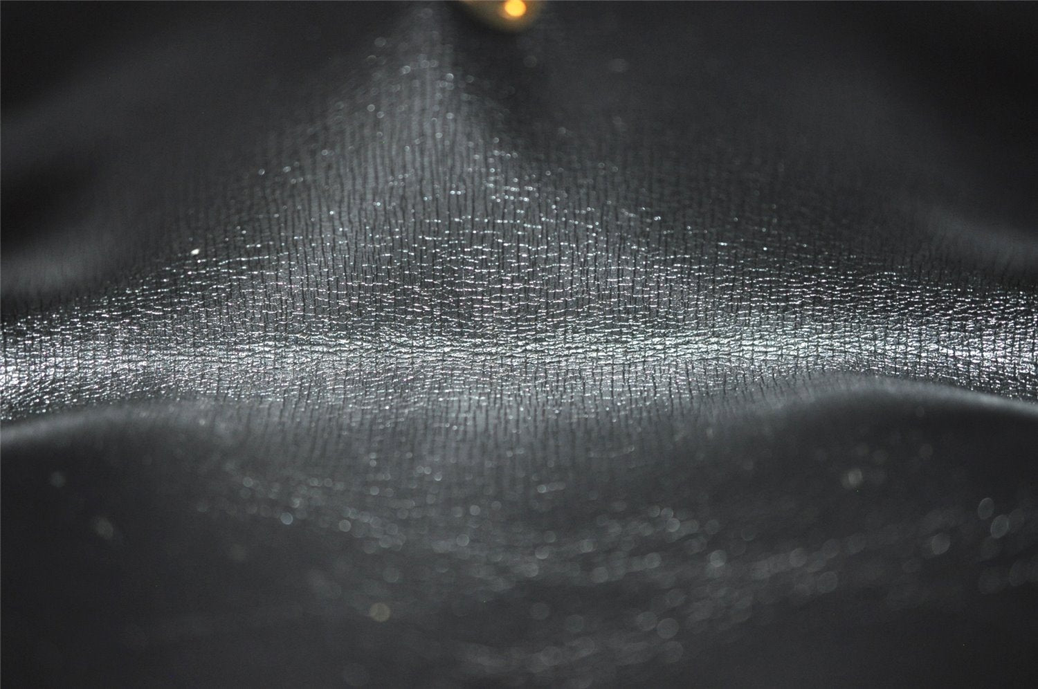 Authentic Christian Dior Honeycomb Shoulder Bag Canvas Leather Black 4891J