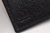 Authentic GUCCI Agenda Notebook Cover Purse GG Canvas Leather 115240 Black 4892I
