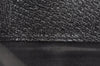 Authentic GUCCI Agenda Notebook Cover Purse GG Canvas Leather 115240 Black 4892I