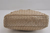 Authentic BOTTEGA VENETA Tassel Intrecciato Leather Shoulder Bag Beige 4892J