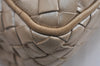 Authentic BOTTEGA VENETA Tassel Intrecciato Leather Shoulder Bag Beige 4892J