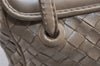 Authentic BOTTEGA VENETA Tassel Intrecciato Leather Shoulder Bag Beige 4892J