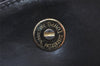 Authentic GIVENCHY Vintage Leather Hand Bag Purse Black 4893I