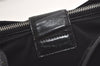 Authentic FENDI Shoulder Hand Bag Purse Jersey Leather Black 4894K