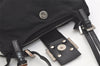 Authentic FENDI Shoulder Hand Bag Purse Jersey Leather Black 4894K