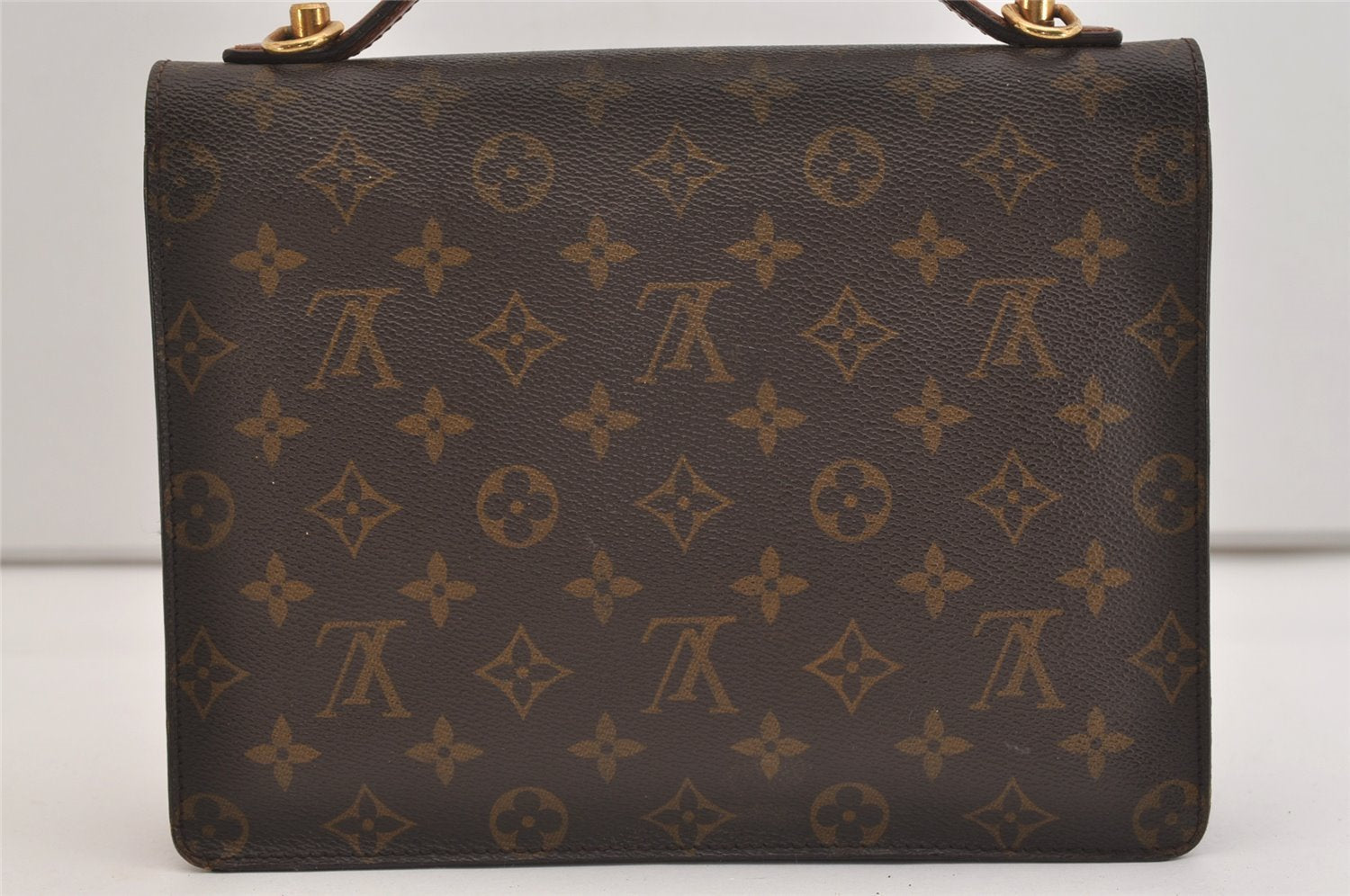 Authentic Louis Vuitton Monogram Monceau 2Way Shoulder Hand Bag M51187 LV 4895J