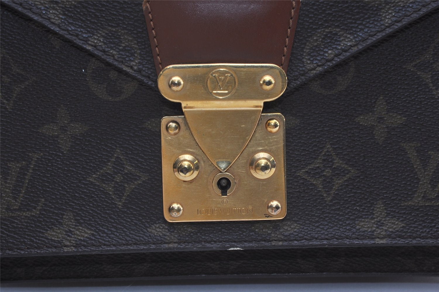 Authentic Louis Vuitton Monogram Monceau 2Way Shoulder Hand Bag M51187 LV 4895J