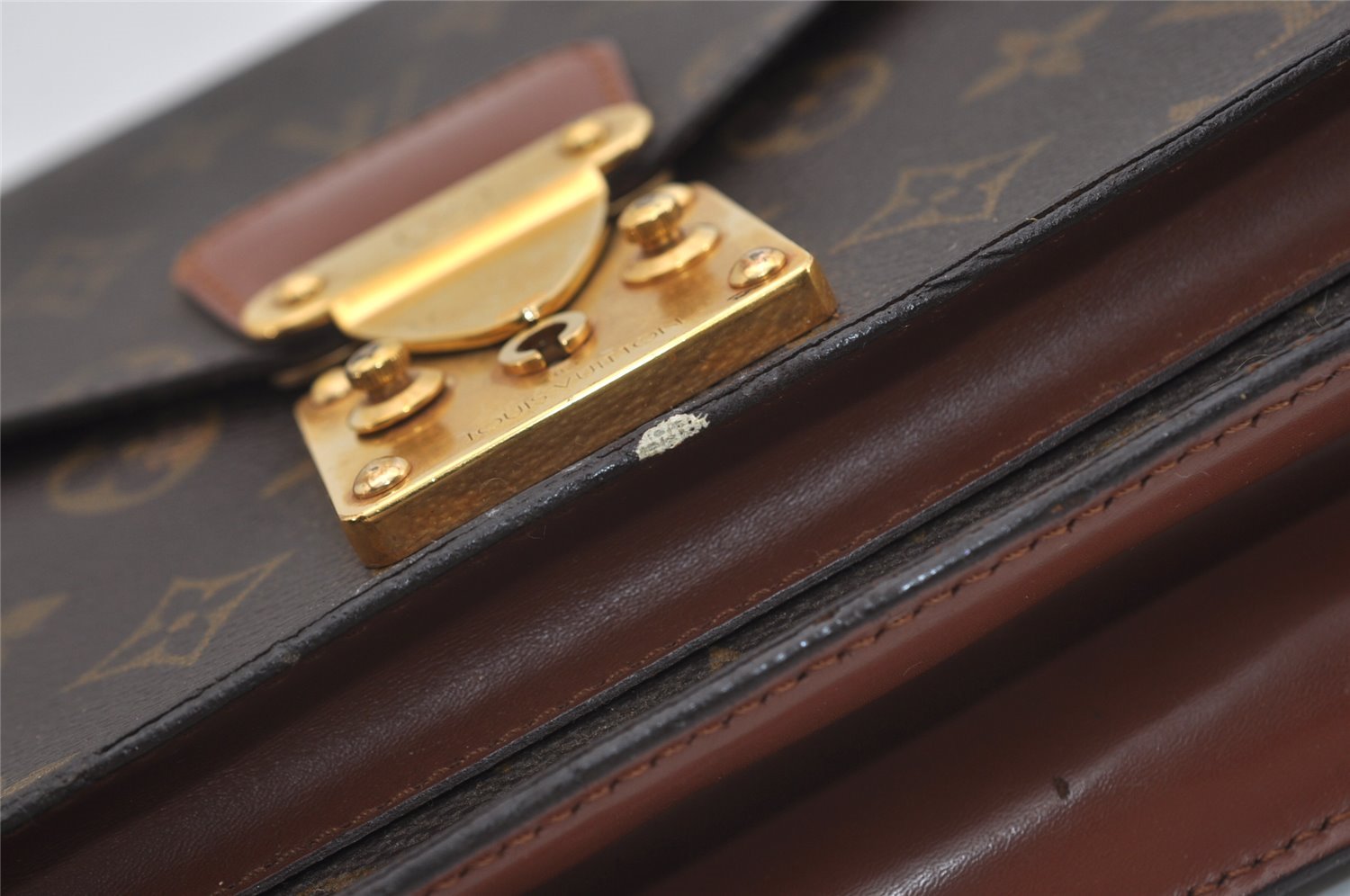 Authentic Louis Vuitton Monogram Monceau 2Way Shoulder Hand Bag M51187 LV 4895J