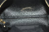 Authentic Salvatore Ferragamo Gancini Leather Tote Hand Bag Black 4895K