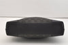 Authentic GUCCI Vintage Shoulder Bag Purse GG Canvas Leather 143745 Black 4896J