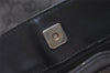 Authentic GUCCI Vintage Shoulder Bag Purse GG Canvas Leather 143745 Black 4896J
