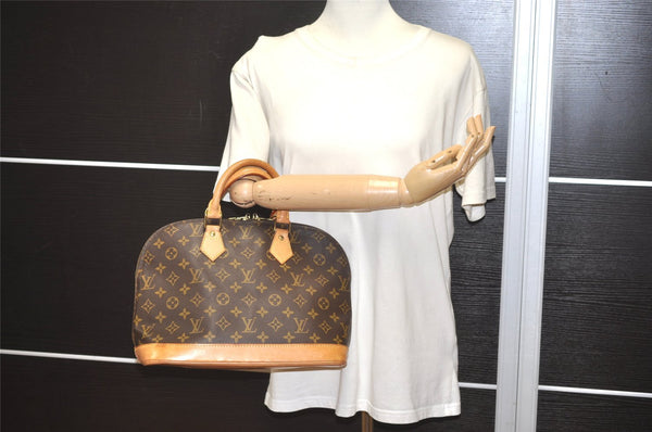 Authentic Louis Vuitton Monogram Alma Hand Bag Purse M51130 LV 4897I