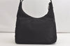 Authentic GUCCI Vintage Shoulder Hand Bag Nylon Leather 0013380 Black  4897K