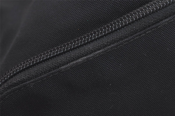 Authentic GUCCI Vintage Shoulder Hand Bag Nylon Leather 0013380 Black  4897K