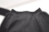 Authentic GUCCI Vintage Shoulder Hand Bag Nylon Leather 0013380 Black  4897K