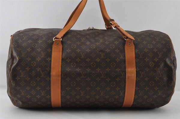 Authentic Louis Vuitton Monogram Sac Polochon 2Way Boston Bag M41222 LV 4898I
