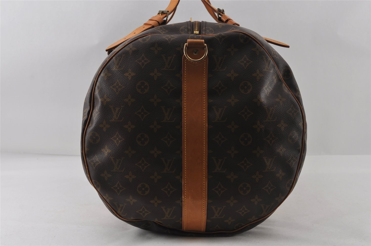 Authentic Louis Vuitton Monogram Sac Polochon 2Way Boston Bag M41222 LV 4898I