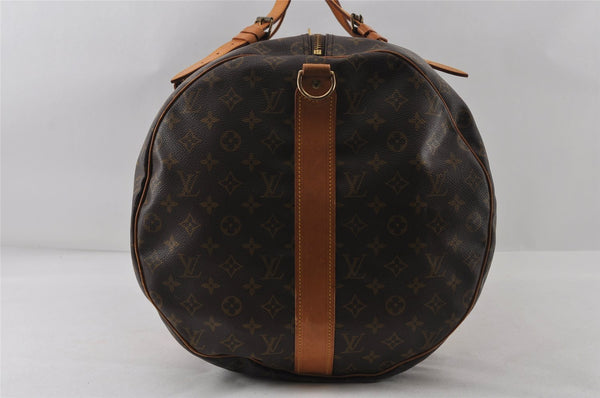 Authentic Louis Vuitton Monogram Sac Polochon 2Way Boston Bag M41222 LV 4898I