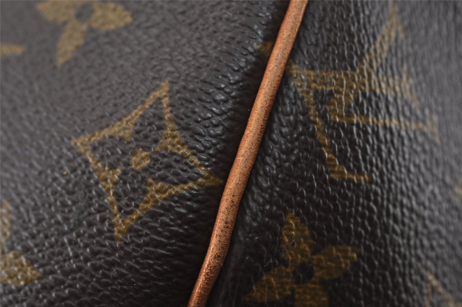 Authentic Louis Vuitton Monogram Sac Polochon 2Way Boston Bag M41222 LV 4898I