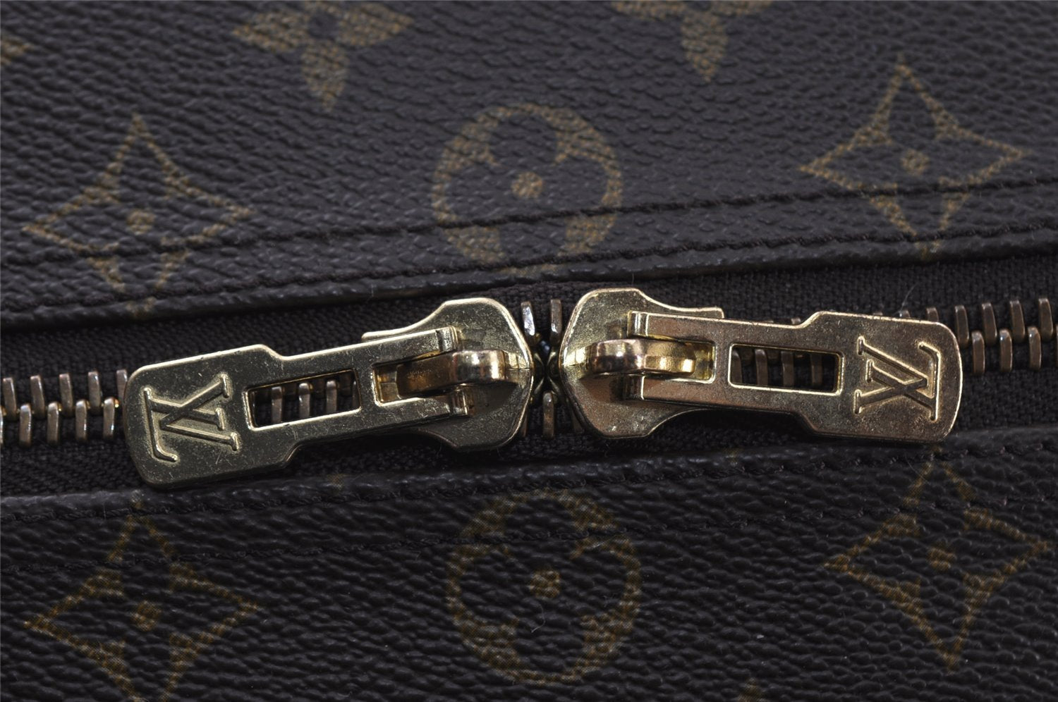 Authentic Louis Vuitton Monogram Sac Polochon 2Way Boston Bag M41222 LV 4898I