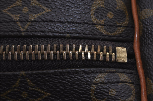 Authentic Louis Vuitton Monogram Sac Polochon 2Way Boston Bag M41222 LV 4898I