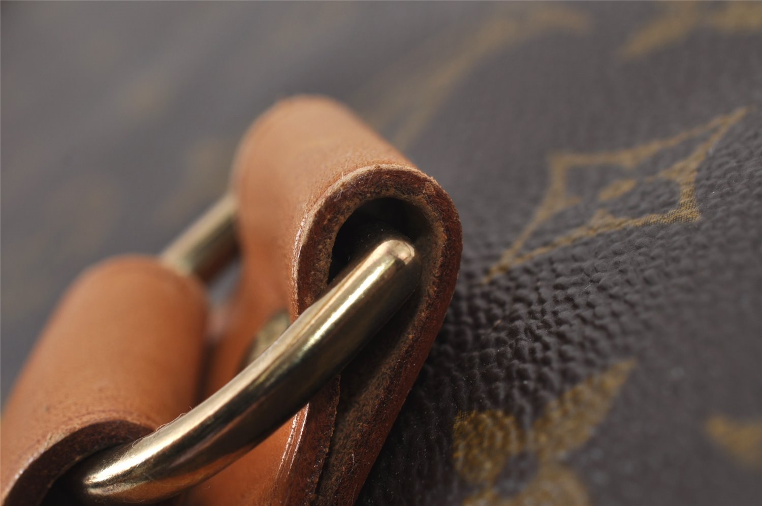 Authentic Louis Vuitton Monogram Sac Polochon 2Way Boston Bag M41222 LV 4898I