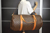 Authentic Louis Vuitton Monogram Sac Polochon 2Way Boston Bag M41222 LV 4898I