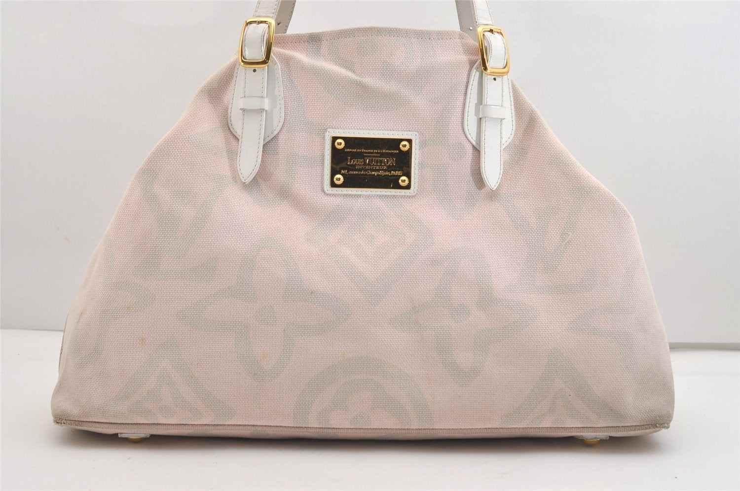 Authentic Louis Vuitton Cruise Line Tahitienne GM Tote Bag Pink M95673 LV 4899J