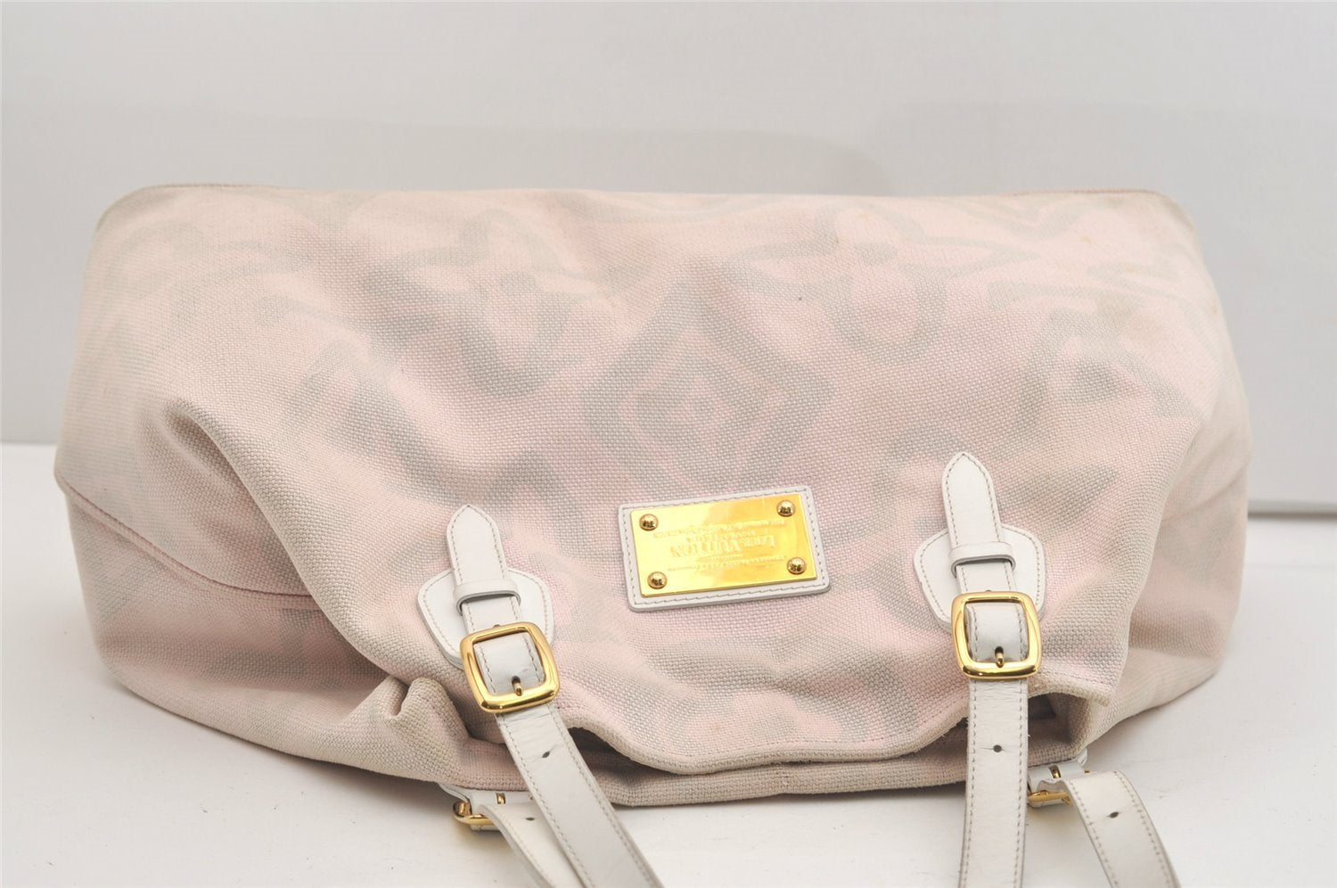 Authentic Louis Vuitton Cruise Line Tahitienne GM Tote Bag Pink M95673 LV 4899J