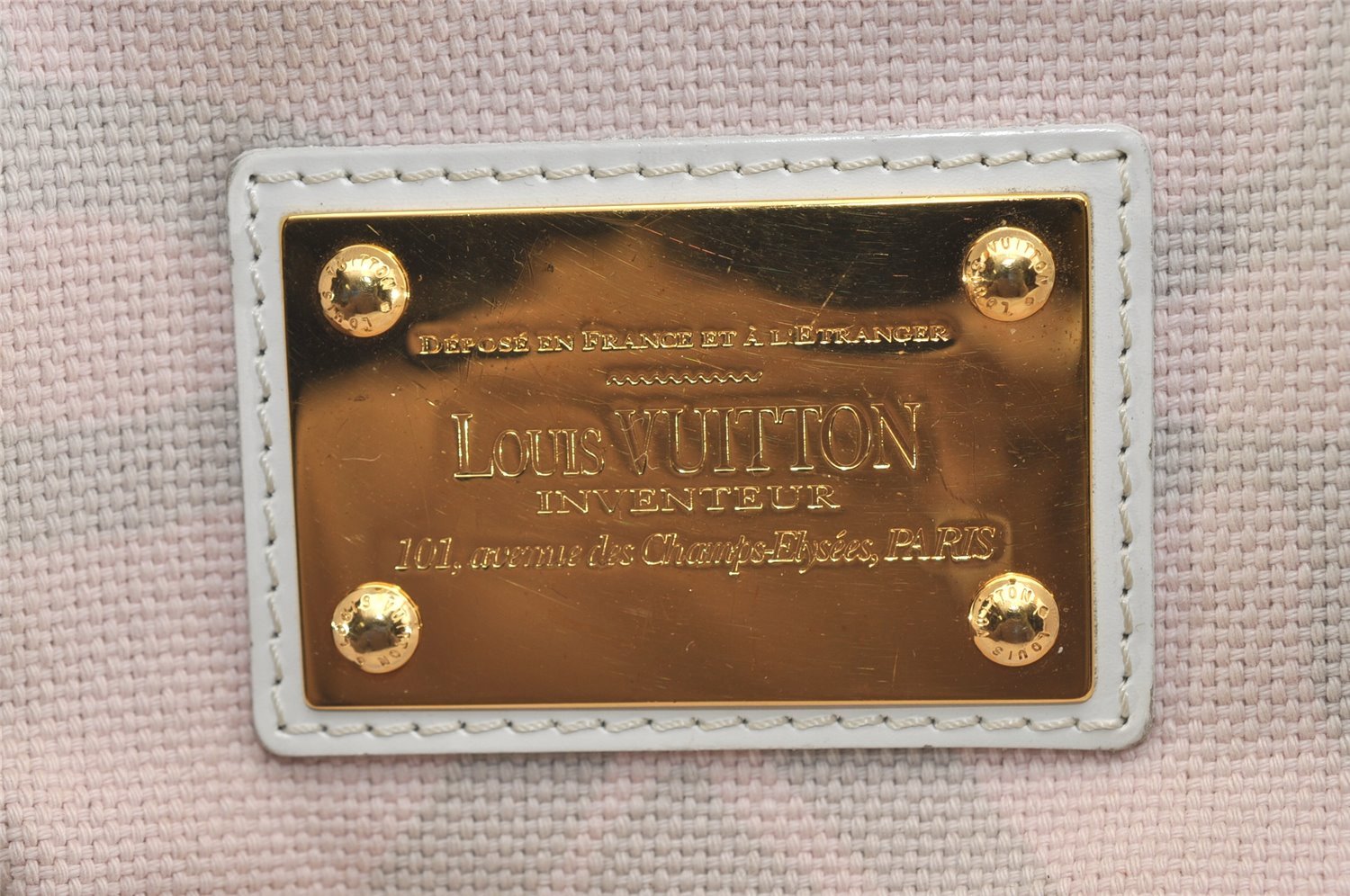 Authentic Louis Vuitton Cruise Line Tahitienne GM Tote Bag Pink M95673 LV 4899J