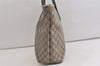 Authentic GUCCI Vintage Shoulder Tote Bag GG PVC Leather 211137 Brown 4899K