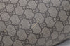 Authentic GUCCI Vintage Shoulder Tote Bag GG PVC Leather 211137 Brown 4899K