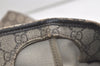 Authentic GUCCI Vintage Shoulder Tote Bag GG PVC Leather 211137 Brown 4899K