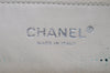 Authentic CHANEL Lamb Skin Vintage Chain Shoulder Tote Bag White CC 4900I