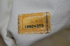 Authentic CHANEL Lamb Skin Vintage Chain Shoulder Tote Bag White CC 4900I