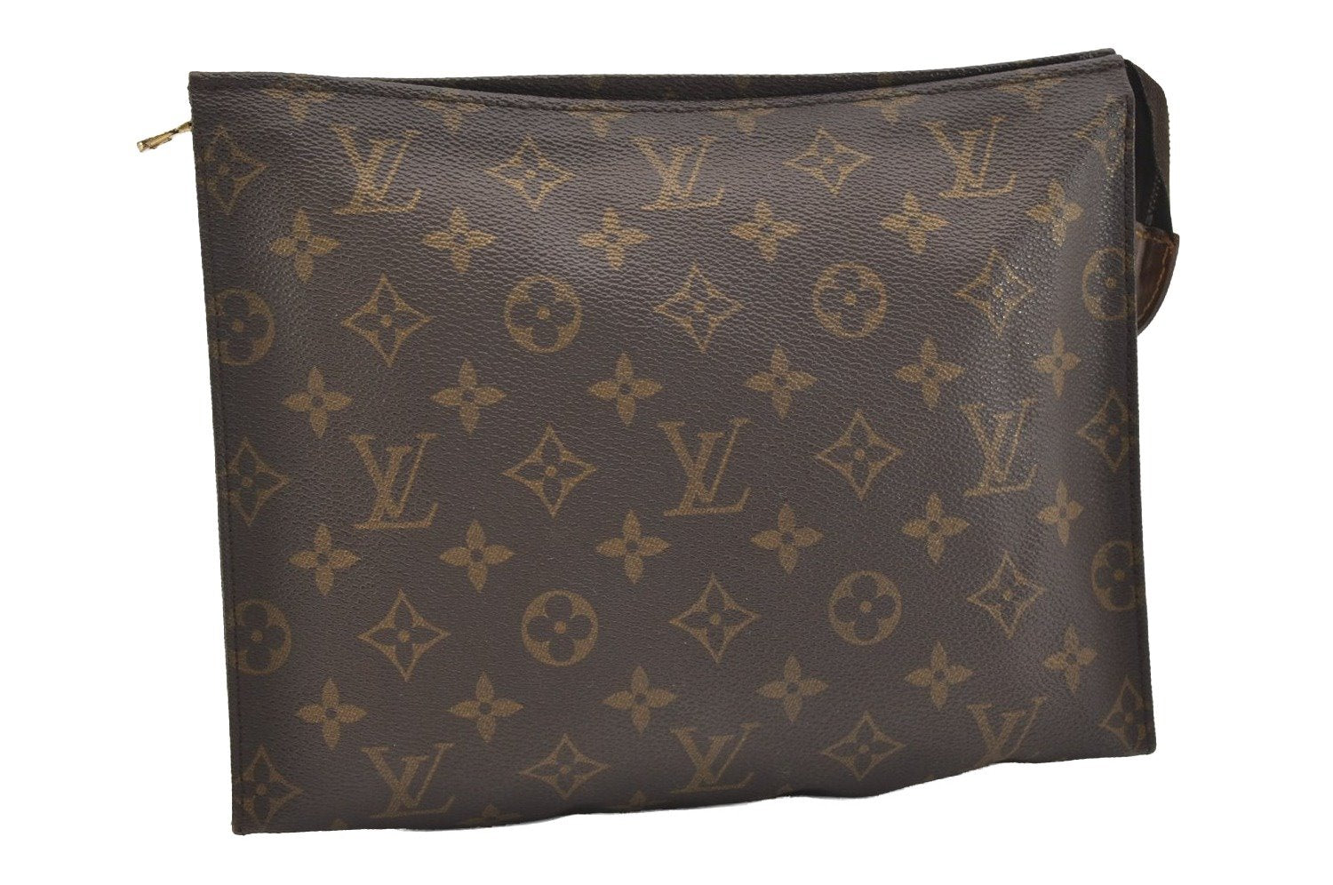 Authentic Louis Vuitton Monogram Poche Toilette 26 M47542 Cosmetics Pouch 4901J