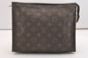 Authentic Louis Vuitton Monogram Poche Toilette 26 M47542 Cosmetics Pouch 4901J