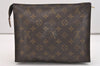 Authentic Louis Vuitton Monogram Poche Toilette 26 M47542 Cosmetics Pouch 4901J