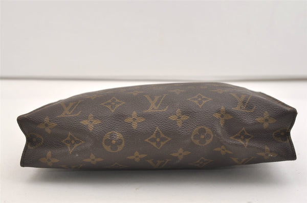 Authentic Louis Vuitton Monogram Poche Toilette 26 M47542 Cosmetics Pouch 4901J