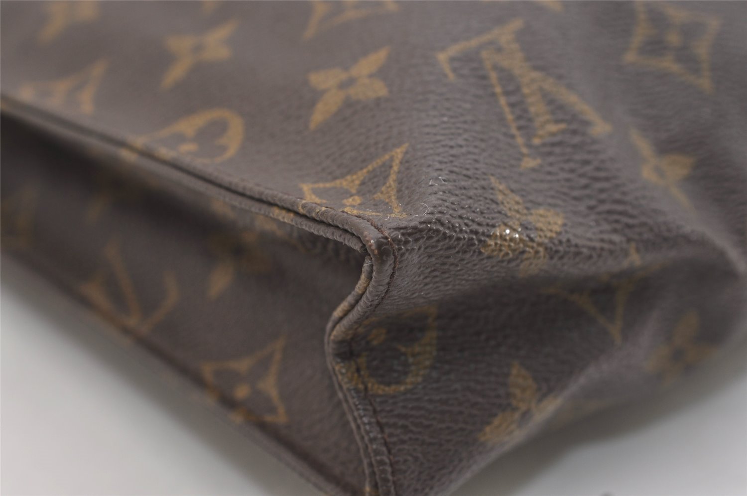 Authentic Louis Vuitton Monogram Poche Toilette 26 M47542 Cosmetics Pouch 4901J
