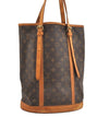 Authentic Louis Vuitton Monogram Bucket GM Shoulder Tote Bag M42236 Junk 4903J