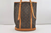Authentic Louis Vuitton Monogram Bucket GM Shoulder Tote Bag M42236 Junk 4903J