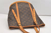 Authentic Louis Vuitton Monogram Bucket GM Shoulder Tote Bag M42236 Junk 4903J