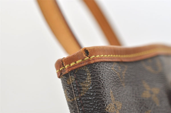 Authentic Louis Vuitton Monogram Bucket GM Shoulder Tote Bag M42236 Junk 4903J