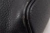 Authentic Burberrys Vintage Leather Shoulder Hand Bag Black 4904K