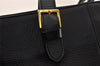 Authentic Burberrys Vintage Leather Shoulder Hand Bag Black 4904K
