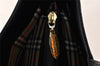 Authentic Burberrys Vintage Leather Shoulder Hand Bag Black 4904K