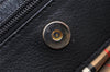 Authentic Burberrys Vintage Leather Shoulder Hand Bag Black 4904K