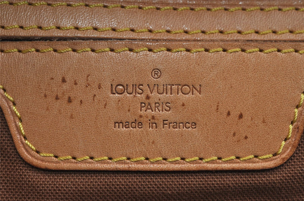 Authentic Louis Vuitton Monogram Sac Polochon 2Way Boston Bag M41222 LV 4905I