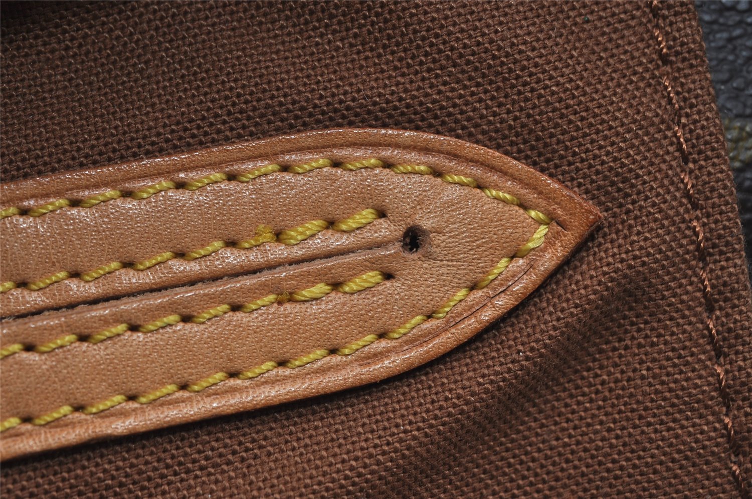 Authentic Louis Vuitton Monogram Sac Polochon 2Way Boston Bag M41222 LV 4905I